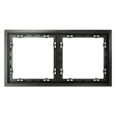 Изображение Рамка на 2 поста (титан) VOLTUM S70